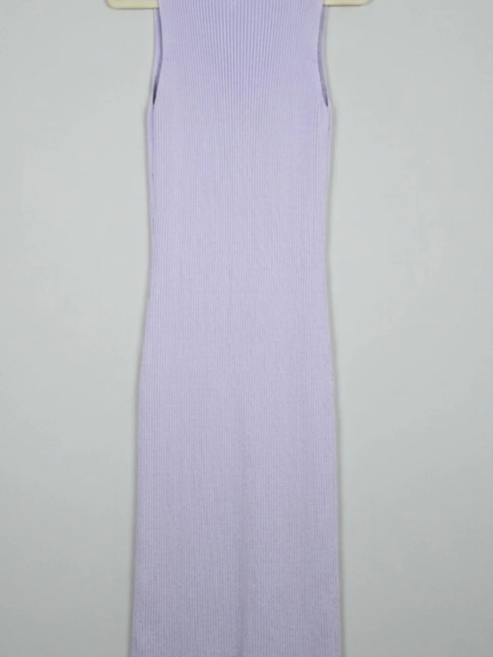 Michael Kors  Lilac Ribbed Knit  Maxi Dress Size M